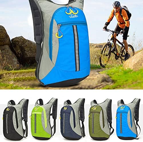Bisiklet sırt çantası sürme omuz erkekler ve kadınlar açık dağcılık yürüyüş spor sırt çantası hafif küçük sırt çantası (yeşil)