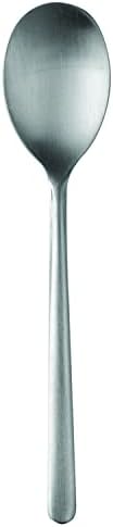 Mepra AZB10471108 Linea Ice Moka Kaşık, [24'lü Paket], 11,4 cm, Paslanmaz Çelik Kaplama, Bulaşık Makinesinde Yıkanabilir Sofra