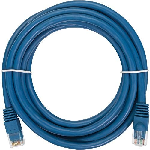 NavePoint CAT5e UTP Ethernet Ağı RJ45 Bağlantısız Yama Kablosu 7 Ft, Mavi
