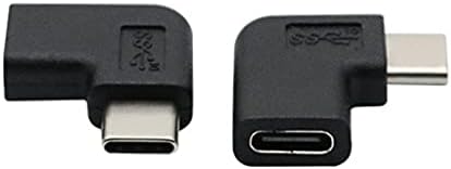 Baiko Tip C Dönüştürücü, Bilgisayar Bağlantısı ve konektörler 90 Derece Dik Açı USB 3.1 Tip C Erkek Dişi Dönüştürücü L Şekli