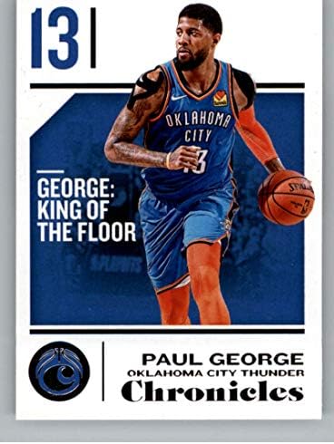 2018-19 Chronicles Basketbol 83 Paul George Oklahoma City Thunder Panini Amerika'dan Resmi NBA Ticaret Kartı