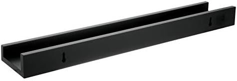 Kiera Grace Kieragrace Modern Yüzer Raflar, 23 inç x 4 inç, Siyah