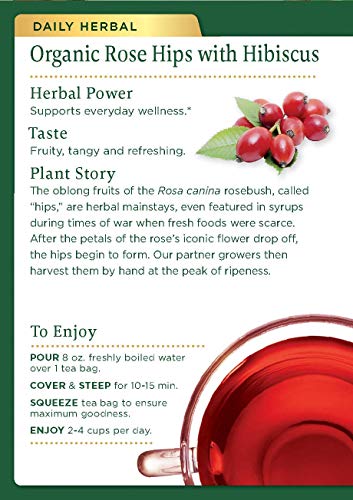 Geleneksel İlaçlar Ebegümeci Bitki Çayı ile Organik Kuşburnu, 16 Çay Poşeti (3'lü Paket)