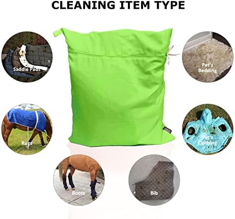 Harrison Howard Pet Yıkama Torbası Yıkama Köpek At Kılı çamaşır torbası Halı Levha Çizmeler Evcil Çamaşır Yardımcısı-Neon Yeşil