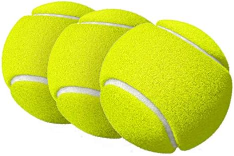 PetSafe Tenis Köpek Oyuncak Topları Otomatik Top Başlatıcı ile Uyumlu (3 Paket), Sarı, Standart