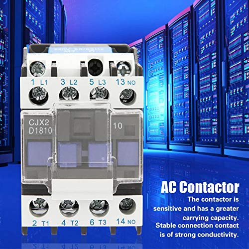 CJX2-1810 Endüstriyel Kontaktör Elektrik Kontaktörü Güç Uygulamaları için 18A AC Kontaktör vb Endüstriyel Elektrik