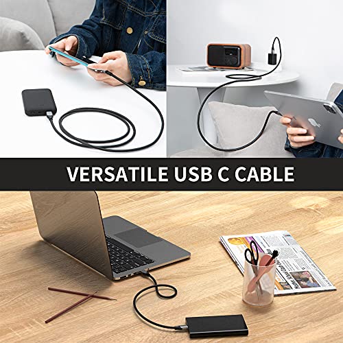 CableCreation USB C'den USB A'ya Kablo 5FT, USB C'den USB 3.1'e USB 3.2 Gen2 10Gbps USB A'dan C'ye Veri Kablosu, Hızlı Şarj Kablosu