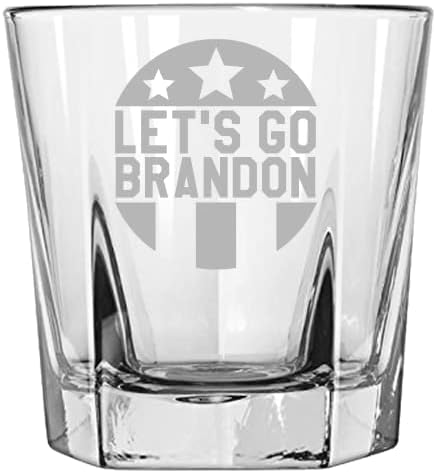 Gidelim Brandon Viski Bardağı-Komik Muhafazakar Anti Biden Chant Meme Eski Moda Tumbler Rocks Kupası-12.5 oz
