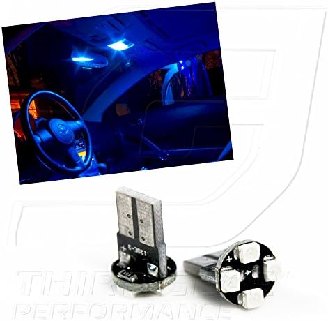 TGP T10 Mavi 4 LED SMD Kama Harita Ampulleri Çifti 2010-2011 Nissan Murano ile uyumlu