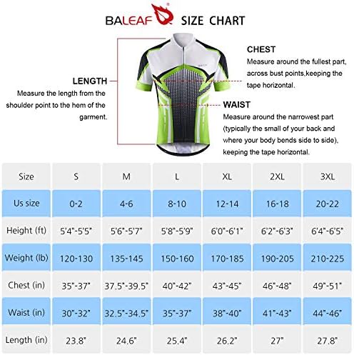 BALEAF erkek Bisiklet Jersey Dağ Bisikleti Gömlek Kısa Kollu Üstleri Giyim Tam Zip MTB 4 Cepler Nefes UPF 50 +