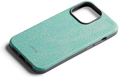 Bellroy Telefon Kılıfı için iPhone 13 Pro Max (Deri iPhone Kapağı, Yumuşak Mikrofiber Astar) - Lagoon