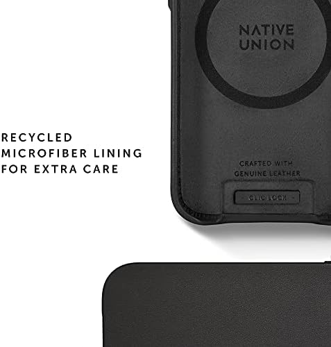 Native Union Clic Classic / MagSafe Uyumlu Kılıf-MagSafe Şarj ve Aksesuarları için Dahili Mıknatıslar-iPhone 13 Pro Max için