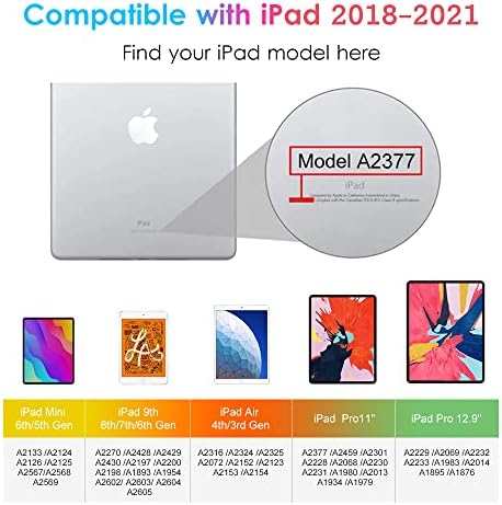 DTTO Stylus Kalem ile iPad için Palm Ret, Aktif Kalem için (2018-2021) Yeni Apple iPad Mini 6th / 5th Gen, iPad 6/7/8th Gen,