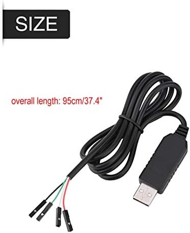 Nıchhany Yükseltilmiş Dönüştürücü USB COM / TTL PL2303HX RS232 Seri Adaptör STC İndir Kablosu