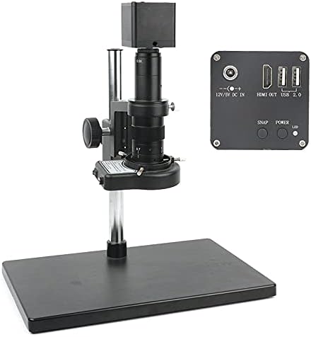 Yadıanna 180X 300X C dağı Lens 1080 P 4 K 12MP Dijital Elektronik Endüstriyel Video Mikroskop Kamera UI PCB Lab Ölçüm Wrok Sistemi