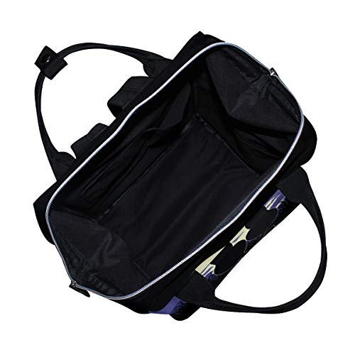 ColourLife bebek bezi çantası sırt çantası Kediler romantik gece rahat sırt çantası çok fonksiyonlu Nappy çantalar