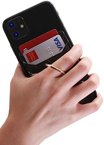RFID Şişirme Telefon Kartı Tutucu ile Telefonun Arka için Halka, sopa-on Yapıştırıcı Kredi Kartı Cüzdan Cep Cep Telefonları için