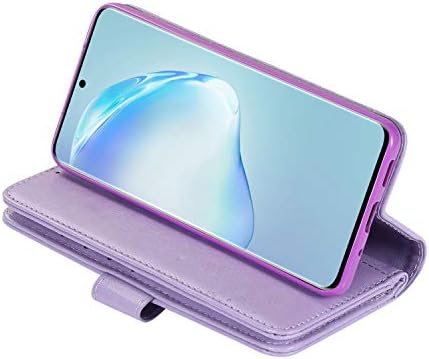 Asuwish ile Uyumlu Samsung Galaxy S20 Glaxay S 20 5G UW 6.2 inç Cüzdan Kılıf ve Temperli Cam Ekran Koruyucu Glitter Kapak Kapak