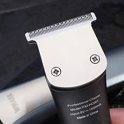 FAFKLF Profesyonel Seramik Titanyum Bıçak Saç Kesme erkek Saç Kesme erkek Saç Kesme Siyah Tıraş Makinesi (Renk: A)