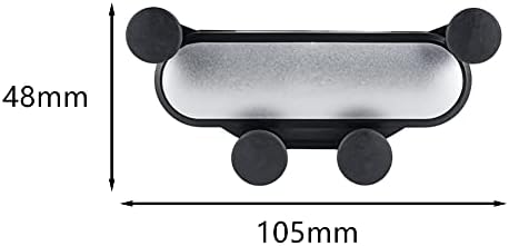 Fansipro Taşınabilir Cep Telefonu Araç Desteği, Masaüstünde Aksesuar Kitleri; Sürüş; Cep Telefonu; Ön Cam, 105x48 (MM), Gümüş,
