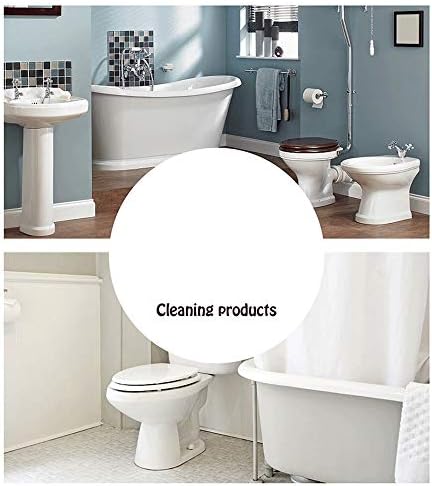 Teerwere Tuvalet Fırçası Tuvalet Fırçası WC-Banyo için Standart Tuvalet Fırçası ve Tutucu Yumuşak Tuvalet Fırçası (Renk: Mavi,