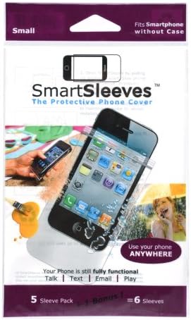 Küçük Boyutlu Akıllı Telefonlar için SmartSleeves PS25 Kılıfları - 1 Paket - Perakende Ambalaj - Temizle