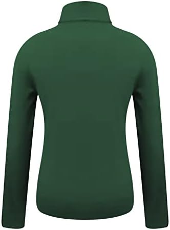Turtlenenk Kadınlar için Tops Tığ Dantel Hollow Out Bluz Casual Uzun Kollu Slim Fit Gömlek