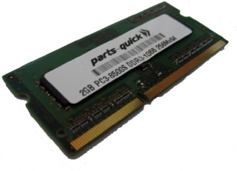 2 GB DDR3 Bellek Yükseltme için EliteGroup (ECS) TIGD-CI4 Anakart PC3-8500 204 pin 1066 MHz SODIMM RAM (parçaları-hızlı Marka)