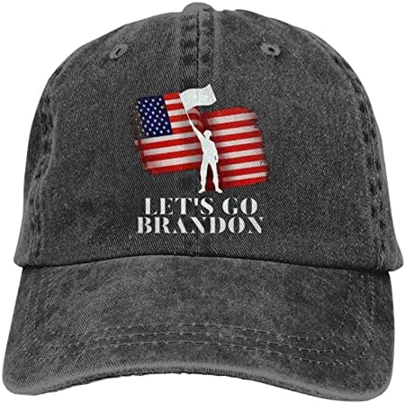 Lanet Biden baba Şapka beyzbol şapkası erkekler için Grafik Yıkanmış Denim Ayarlanabilir Strapback Şapka