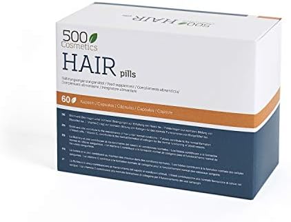 500 Kozmetik Saç-L-Sistein ve Çinko ile Saç Dökülmesini Önlemek için Doğal Kapsüller - Saç Durumunu İyileştirir ve Erkekler ve