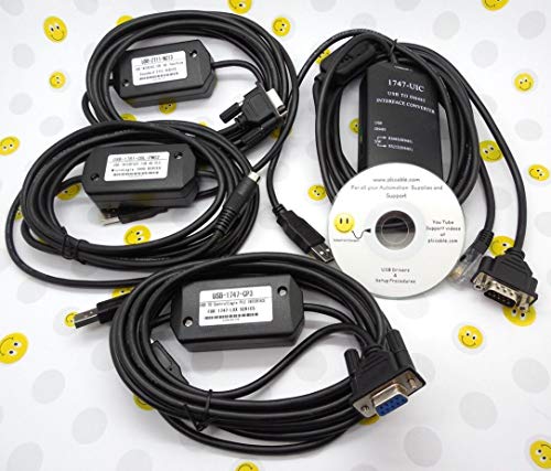 Allen Bradley PLC Seti / Kiti 1747-UIC USB 2711-NC13 1747-CP3 1761-CBL-PM02 1756-CP3