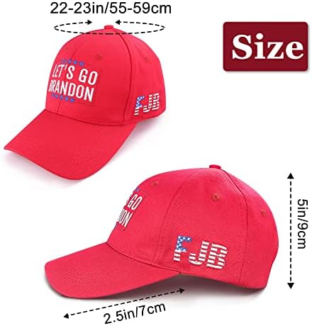 Gidelim Brandon Şapka, Ayarlanabilir Komik Moda Gidelim Branson beyzbol Şapkası Hediye Klasik Baba Şapkası