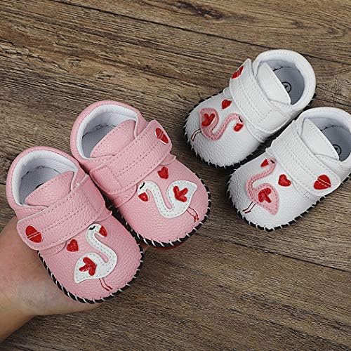 Bebek Erkek Kız Yürüyüş Sneakers Pu Deri Kauçuk Sert Taban Karikatür Bebek Terlik Toddler Ilk Yürüyüşe Beşik Ayakkabı