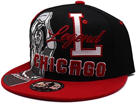 Chicago Yeni Efsane Greatest 23 MJ Shooter Siyah Kırmızı Dönemi Snapback Şapka Kap