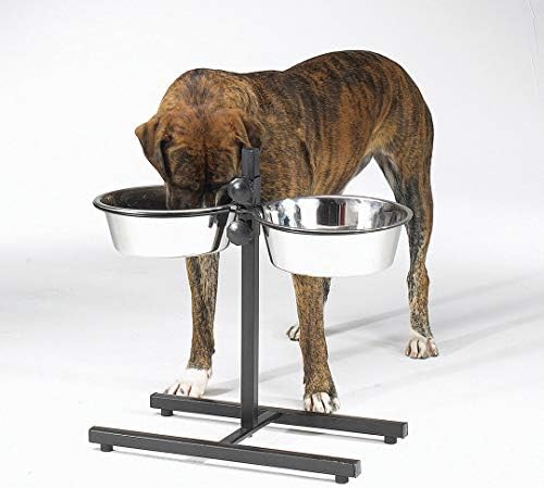 Pro Select Paslanmaz Çelik Ayarlanabilir Köpek Yemek Kasesi
