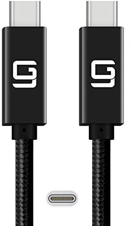 GodSpin USB C'den USB C'ye Kablo (10Gbps) SuperSpeed [Sertifikalı] USB Tip-C'den USB Tip-C'ye, 100W Güç (USB 3.1, 3.2, Thunderbolt