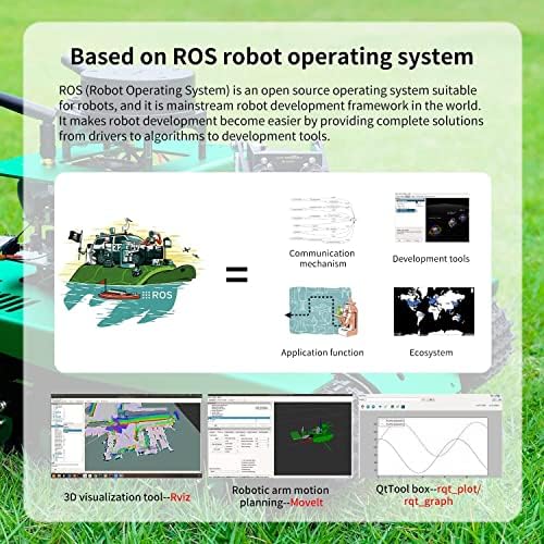 Yahboom Robotik Kol Araba ROS Jetson Nano 4 GB Robot Kiti Profesyonel Programlanabilir AI Kamera Akıllı Tank ile A1M8 Lazer Tarayıcı