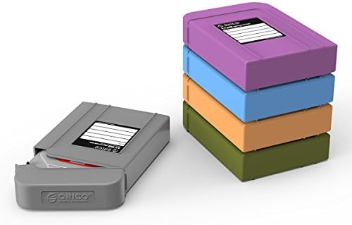 ORICO 5 Packs 3.5 inç Sabit Disk Case Koruyucu Kutusu saklama kutusu Kapak Organizasyon Kabuk için Darbeye Slashproof ve Toz