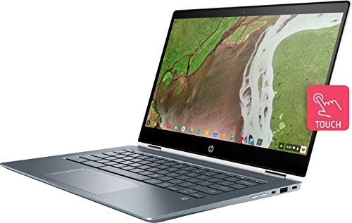HP Chromebook x360 14-14 FHD Dokunmatik Çekirdekli i3-8130u-8GB-64GB eMMC-Beyaz ve Mavi