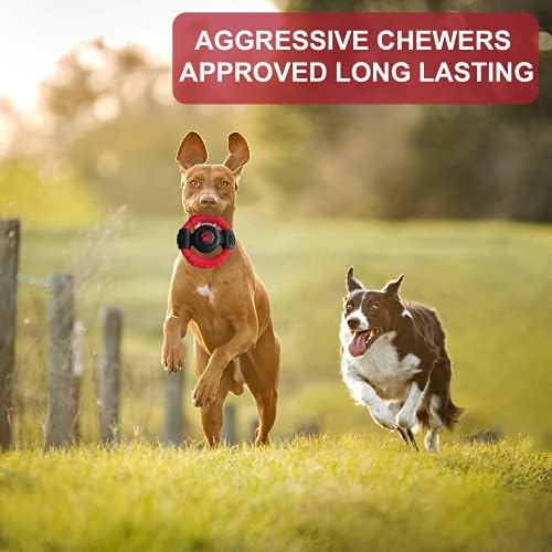 Köpek Bulmaca Oyuncaklar Büyük Köpekler için Agresif Chewers Sert Köpek Oyuncaklar Dayanıklı Kauçuk Yıkılmaz Köpek Çiğnemek Oyuncaklar