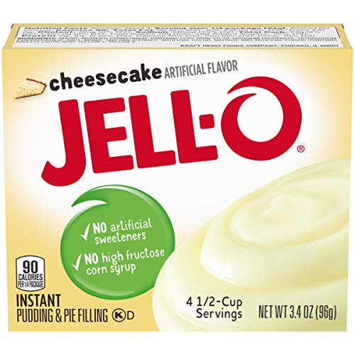 Jell-O Anında Cheesecake Pudingi ve Pasta Dolgusu (3.4 oz Kutu, 6'lı Paket)