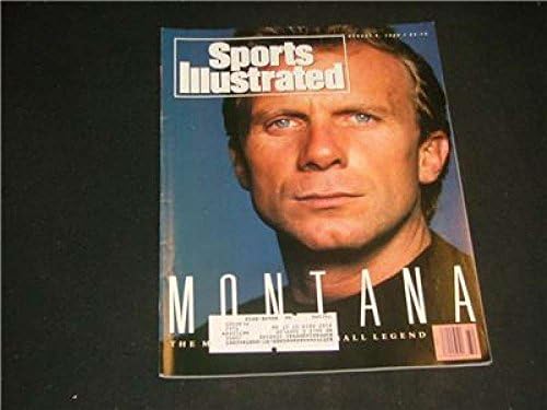 Sports Illustrated 6 Ağustos 1990 Joe Montana Futbol Efsanesi