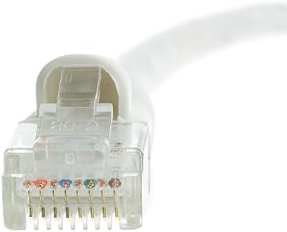 POWERFLUX Cat6 Ethernet Kablosu 3 Ft (100 Paket) - Cat6 Yama Kablosu, Cat6 Kablosu, Cat6 Ağ Kablosu, İnternet Kablosu - (Beyaz)