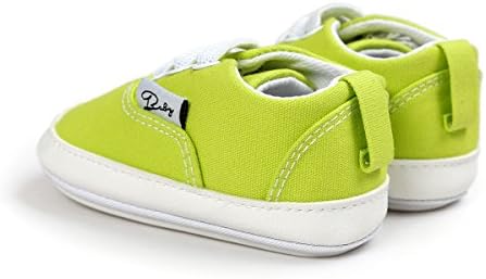 BENHERO Bebek Erkek Kız Tuval Toddler Sneaker Kaymaz Ilk Yürüyüşe Şeker Ayakkabı 0-24 Ay 12 Renkler