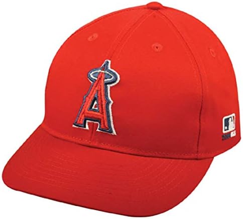 Los Angeles Angels of Anaheim YETİŞKİN Ayarlanabilir Şapka MLB Resmi Lisanslı Major League Baseball Çoğaltma Topu Kap
