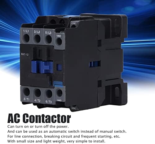 Devre Kontrol Kontaktörü, NXT-12 12A 50Hz AC Kontaktör Otomasyon Uygulaması için İyi Temaslı Termoset Plastik