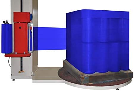 PSBM Mavi Makine Streç Sarma, 50 Paket, 20 İnç x 5000 Feet, 63 Gauge, Ambalaj Ambalaj Paletleri için Plastik Sarılmak Koyu Renkli