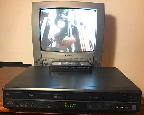 JVC HR-XVC18BU Aşamalı Tarama DVD / VCR Video Kaset Kaydedici VHS Combo Oynatıcı