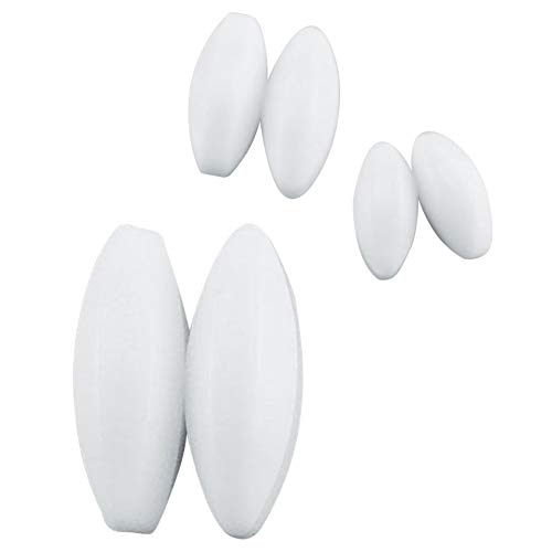 Yumurta Şekli PTFE Manyetik Karıştırıcı Karıştırıcı Karıştırma Çubukları (Beyaz Renk, 1 adet) Çap Uzunluğu 15×40mm