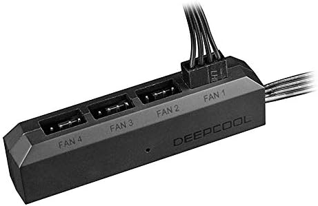 DeepCool Fan Hub Kontrolü 4PWM Fan Hızı 3Pin/4pin Soğutma FH-04 ile Fanı Destekler
